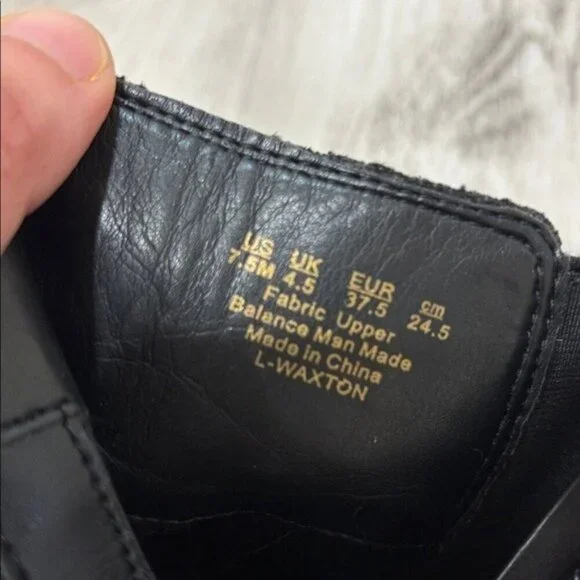 Franco Sarto Black Snake Print Ankle Booties 7.5 - Picture 7 of 7